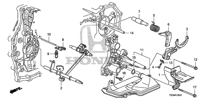 Transmission - Automatic/AT Shift Fork (V6) for 2010 Honda ACCORD COUPE #1