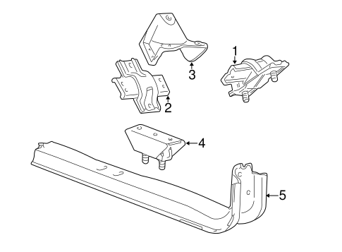F-350 Super Duty ENGINE & TRANS MOUNTING