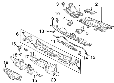 BODY/COWL for 2014 Scion tC #1