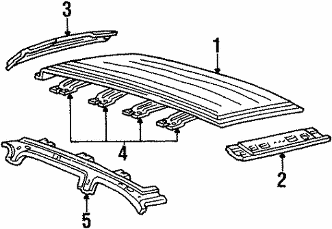 Roof & Components for 2000 Ford Windstar #0