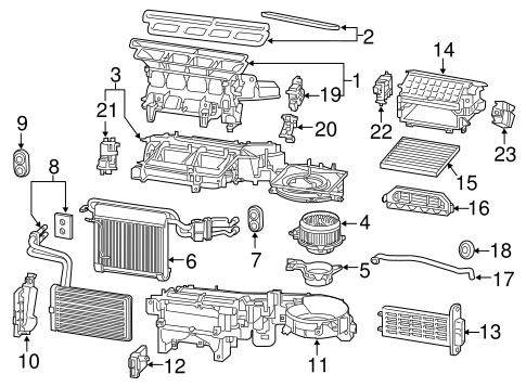 HVAC/HEATER for 2016 Toyota Tacoma #1