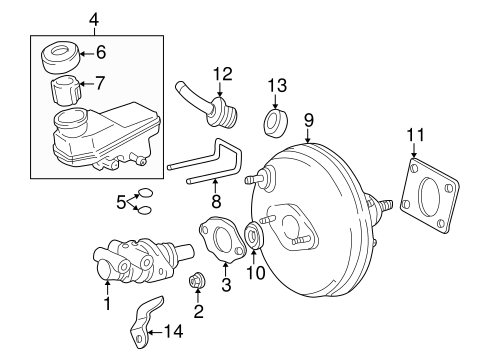 BRAKES/HYDRAULIC SYSTEM for 2004 Toyota Celica #4