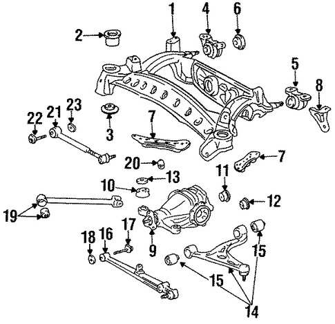 REAR SUSPENSION/REAR SUSPENSION for 1998 Toyota Supra #2