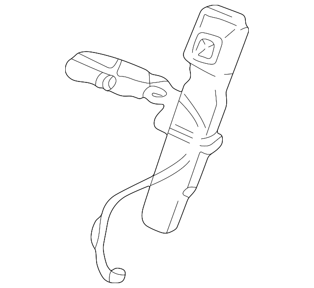 8W1Z-54611B70-AA Деталь CENTER SEAT BELT, LEFT