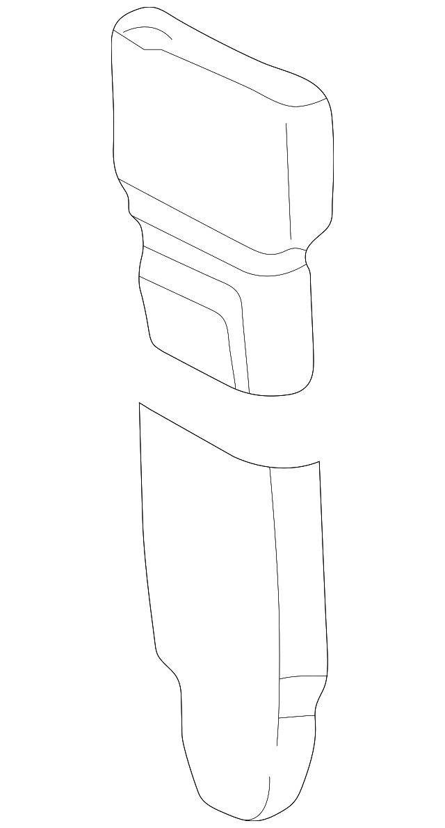 3W1Z5461202AAC Деталь BUCKLE END, RIGHT