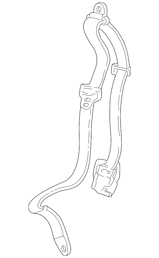 3W1Z-54611B08-AAC Деталь RETRACTOR ASSY, RIGHT