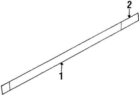 Grand Marquis EXTERIOR TRIM - PILLARS