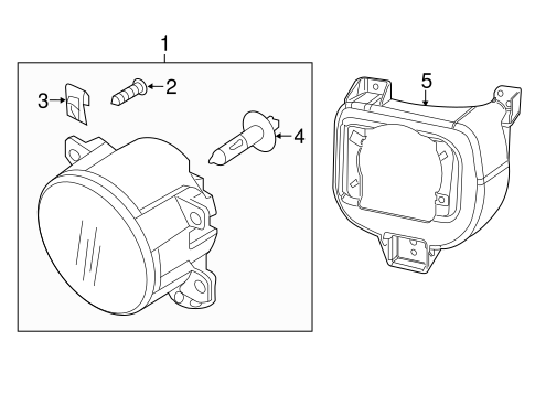 Fog Lamps for 2015 Jeep Renegade #0