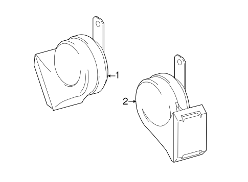 ELECTRICAL/HORN for 2015 Toyota Tundra #1
