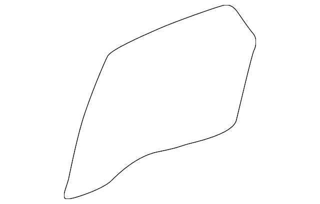 10336683 Деталь DOOR GLASS, RIGHT