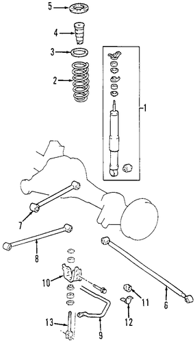 REAR SUSPENSION/REAR SUSPENSION for 2008 Toyota Land Cruiser #1