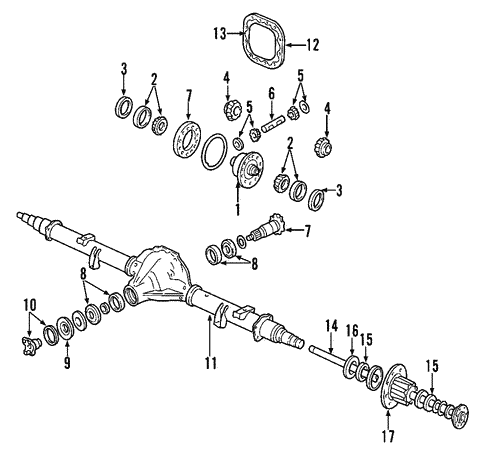 Universals & Rear Axle/Propeller Shaft for 2009 Ford E-350 Super Duty #2
