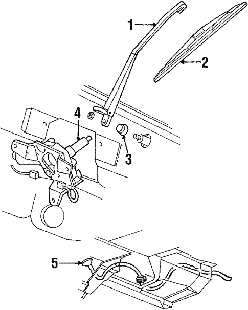 Wipers for 2000 Ford Windstar #1