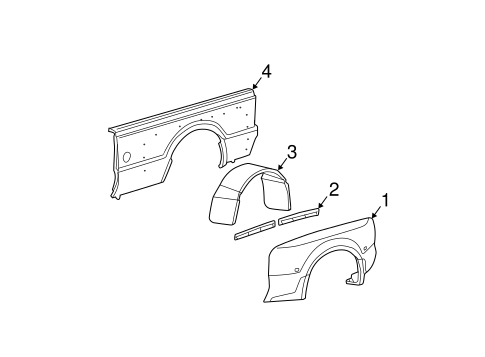 Fender for 2007 Ford F-250 Super Duty #0