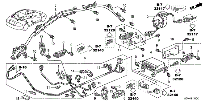 ELECTRICAL / EXHAUST / HEATER / FUEL/SRS UNIT for 2006 Honda ACCORD COUPE #1