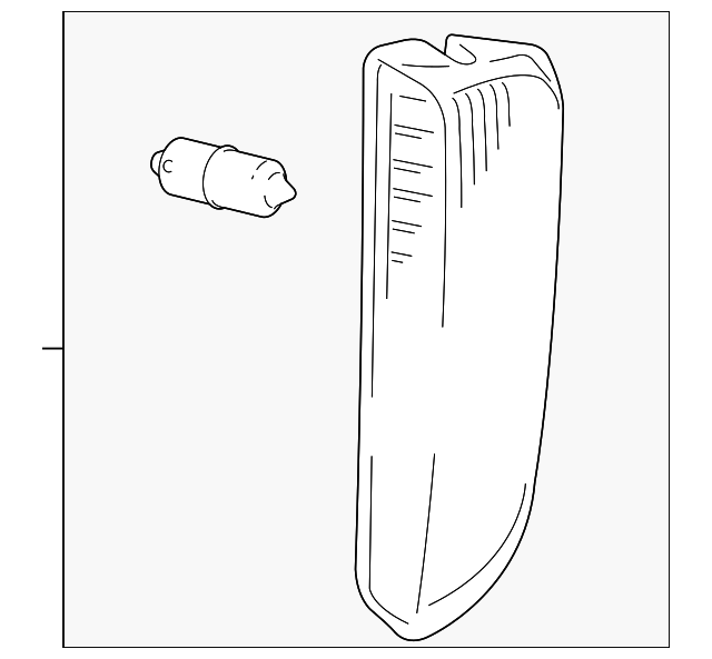 XFD000043 Деталь BACKUP LAMP, RIGHT