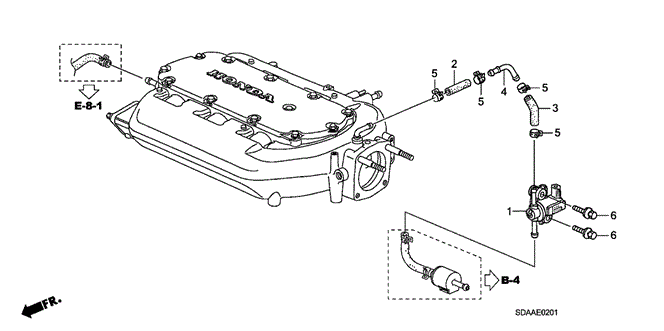 Engine/Tubing (V6) for 2007 Honda ACCORD SEDAN #1