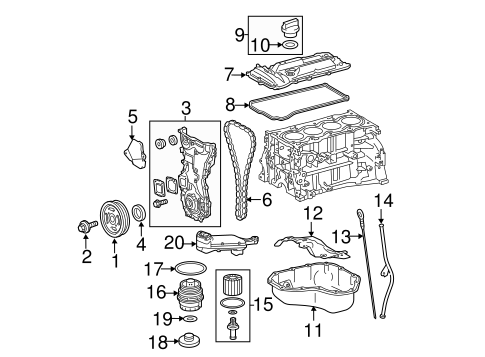 MAINTENANCE & LUBRICATION/FILTERS for 2010 Toyota Camry #2