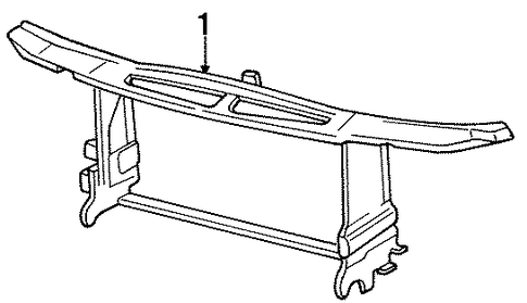 900 RADIATOR SUPPORT