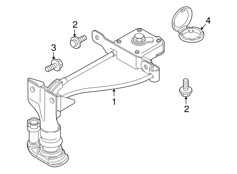 Transit Connect SPARE TIRE CARRIER