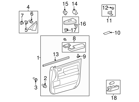 ELECTRICAL/FRONT DOOR for 2009 Toyota Sequoia #1