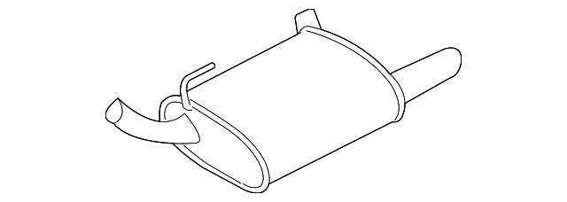 DR3Z-5230-L Деталь MUFFLER, RIGHT