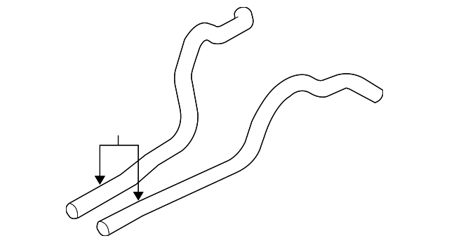 BR3Z-5A212-E Деталь EXHAUST PIPE, RIGHT