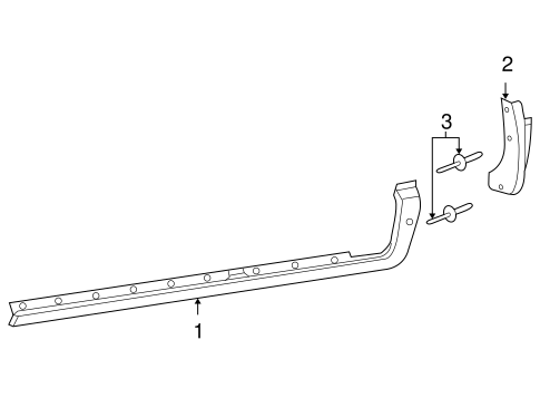 Dakota EXTERIOR TRIM - CAB