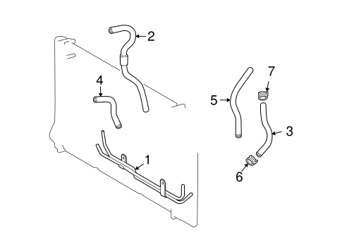 COOLING SYSTEM/TRANS OIL COOLER for 2011 Toyota Matrix #1