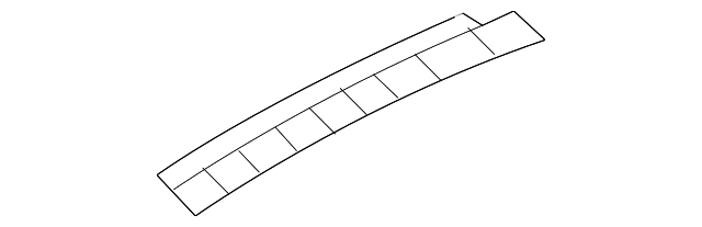 8R3Z-7654702-KA Деталь RAIL COVER, RIGHT