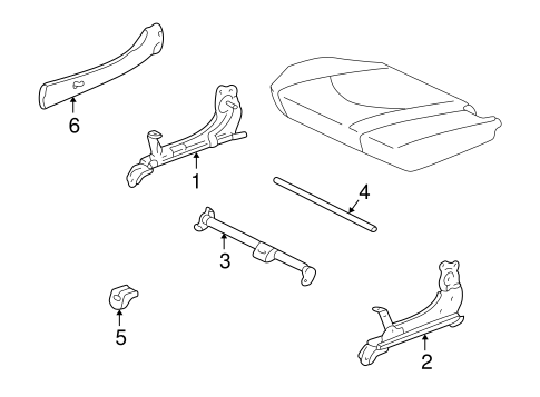 BODY/TRACKS & COMPONENTS for 2003 Toyota Highlander #3