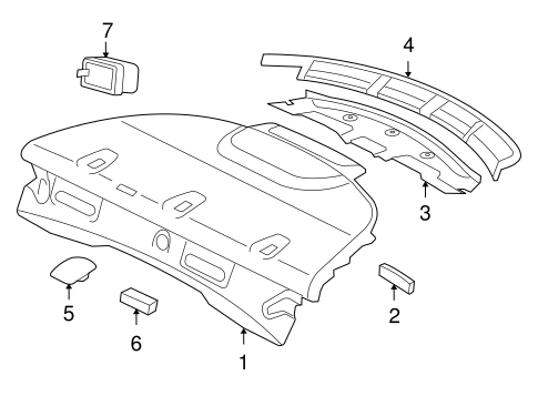 XF INTERIOR TRIM - REAR BODY 2