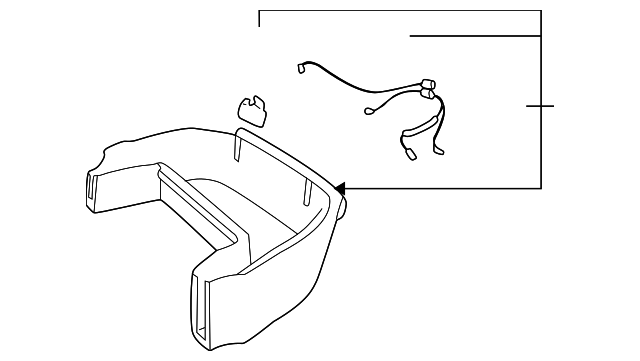 5561105 Деталь STORAGE COMPART