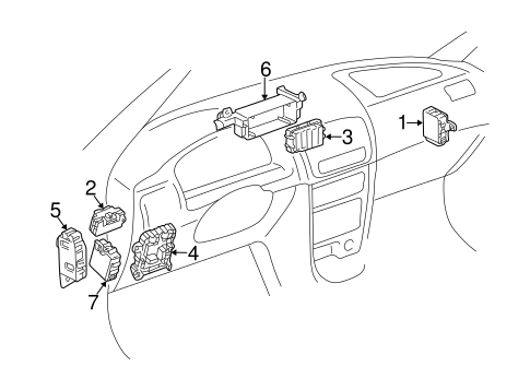 ELECTRICAL/ANTI-THEFT COMPONENTS for 2000 Toyota Corolla #2