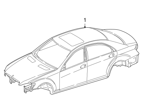 Body Shell for 2007 Mercedes-Benz S 65 AMG® #0