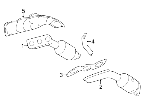 EXHAUST SYSTEM/EXHAUST MANIFOLD for 2008 Toyota FJ Cruiser #1