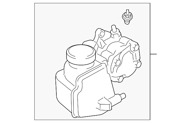 12842028 Деталь POWER STEERING PUMP