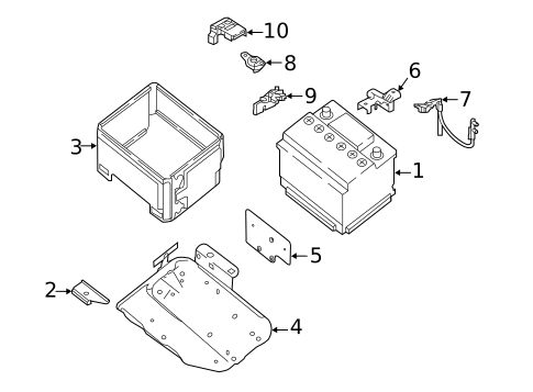 Electrical/Battery for 2014 Nissan Versa #2