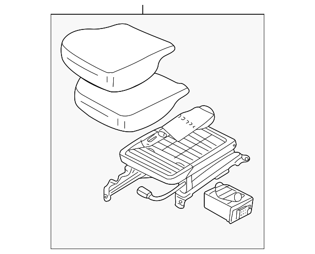 HAG000440RIG Деталь CUSHION ASSY, RIGHT