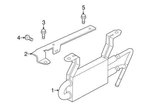 Transit-350 POWER STEERING OIL COOLER