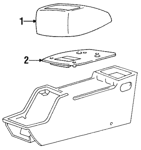 Mini Console for 1994 Mazda B3000 #0