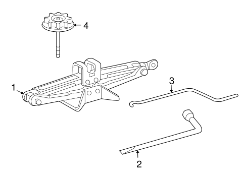 BODY/JACK & COMPONENTS for 2013 Toyota Matrix #1