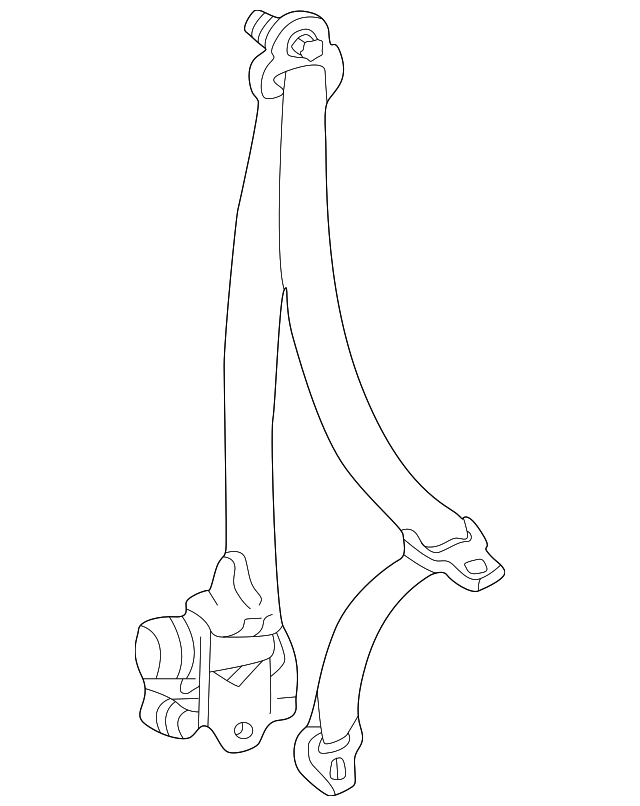88973077 Деталь BELT & RETRACTOR, RIGHT