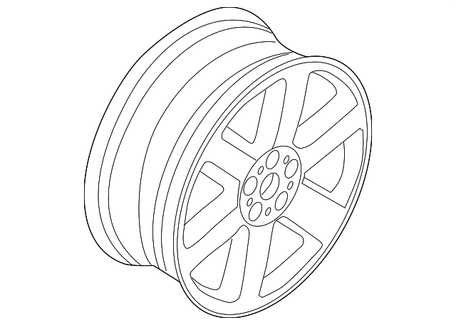 RRC002900MNH WHEEL, ALLOY