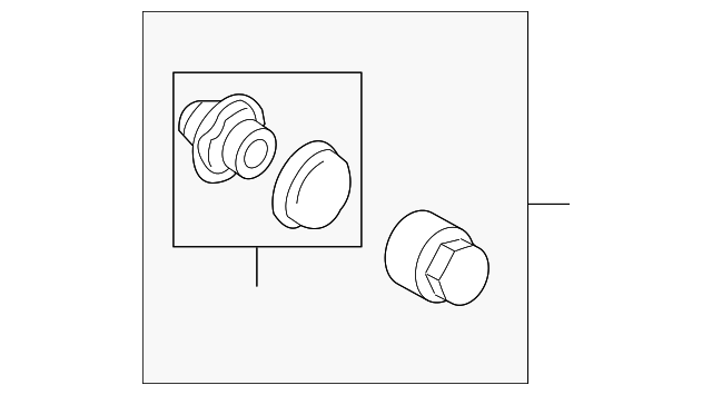LR043820 WHEEL LOCK KIT