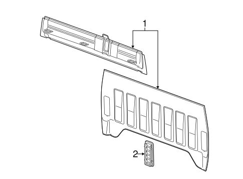 Silverado 2500 HD BACK PANEL 2 3