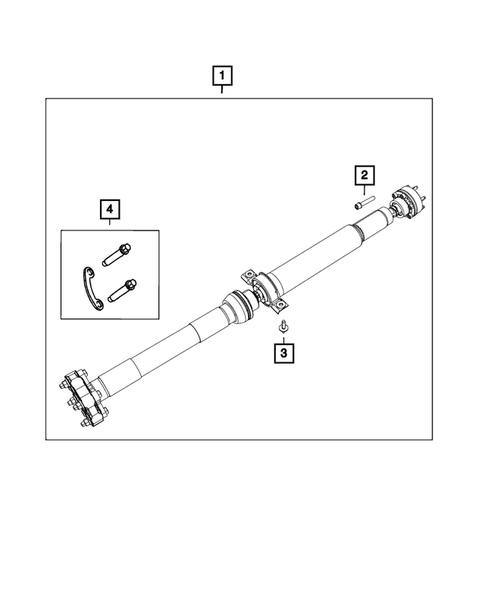 Drive Shaft for 2012 Jeep Grand Cherokee #0