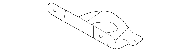 32007323 Деталь RADIATOR ASSY LOWER BRACKET, LEFT