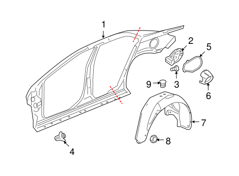 Aura QUARTER PANEL & COMPONENTS