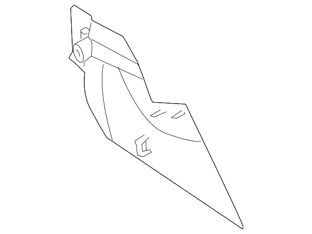 LR008972 Деталь LOWER TRIM PANEL, RIGHT